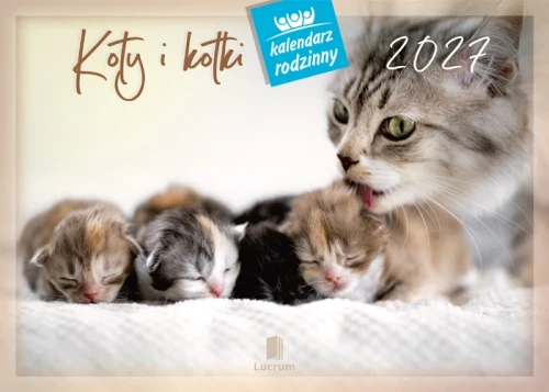 KALENDARZ RODZINNY WL09 KOTY I KOTKI LUCRUM