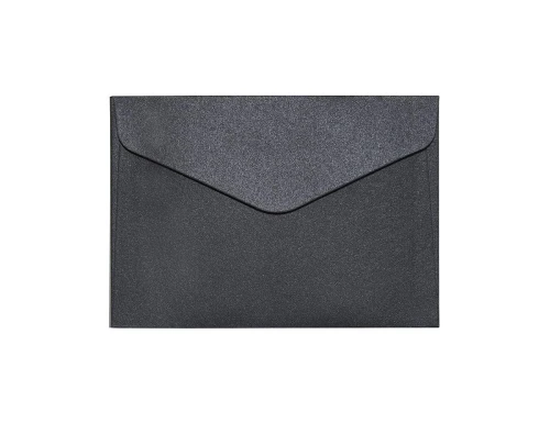 Koperty ozdobne C6 10 szt. Pearl czarna 150g 280277 Galeria Papieru
