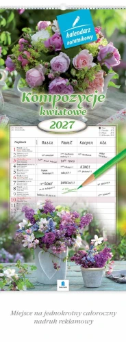 KALENDARZ NOTATNIKOWY WN02 KOMPOZYCJE KWIATOWE LUCRUM