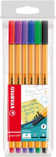 CIENKOPIS   KOMPLET POINT 88  6KOL 88/6 STABILO
