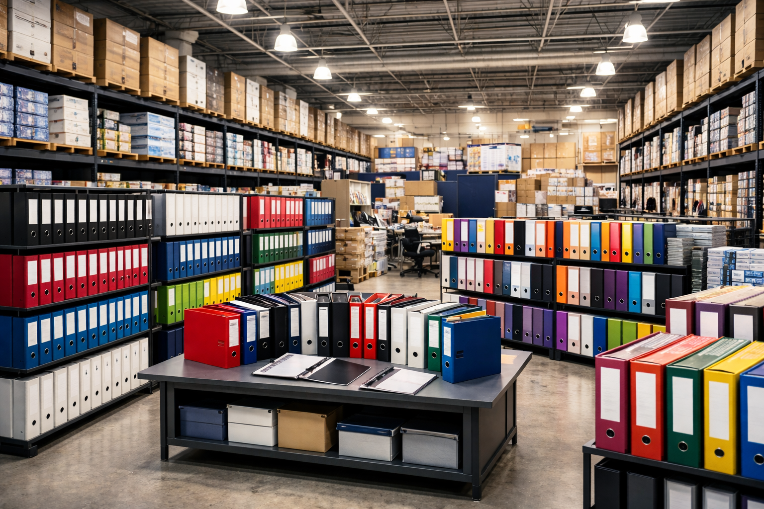Hurtownia artykułów biurowych z ofertą segregatorów dla firm